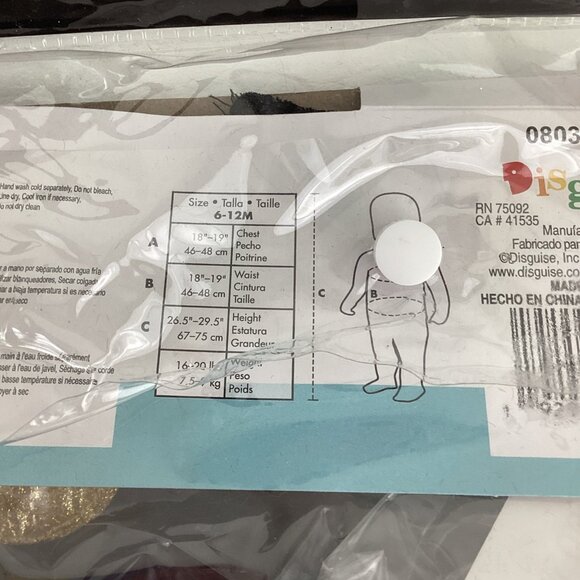 Disney Baby Little Mermaid Villain Ursula Infant Halloween Costume Sea Witch - Picture 10 of 10